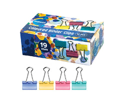 Clips hârtie 19mm, Color, 12 buc/cutie, Centrum