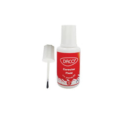 Fluid Corector cu Pensulă, 20 ml, pe Bază de Solvent, Daco