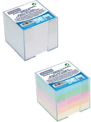 Cub Hârtie cu Suport Plastic, 92 x 92 x 82 mm, 750coli, Donau