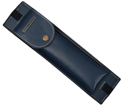 Husă din Piele Ecologică, pentru Instrumentele de Scris, Albastru, G07, Swissbrand