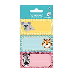 Etichete Școlare, Cute Animals, 3 x 3 coli/set, Herlitz