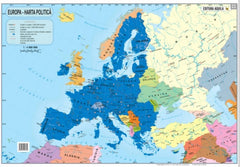 Hartă Europa, 70 x 100 cm, Aquila
