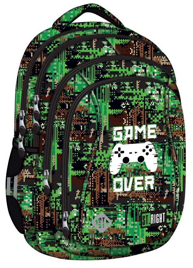 Ghiozdan, 4 Compartimente, Game Over, BP04, St.Right
