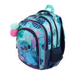 Ghiozdan, Stitch Stay Cool, 4 Compartimente, St.Majewski