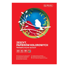 Hârtie Glasată, 10 culori/set, Herlitz