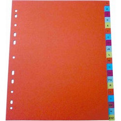 Index Plastic Color, Alfabetic A-Z, A4+, Optima