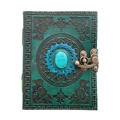 Jurnal Vintage, Copertă Piele Naturală, KDL-409, Krashell