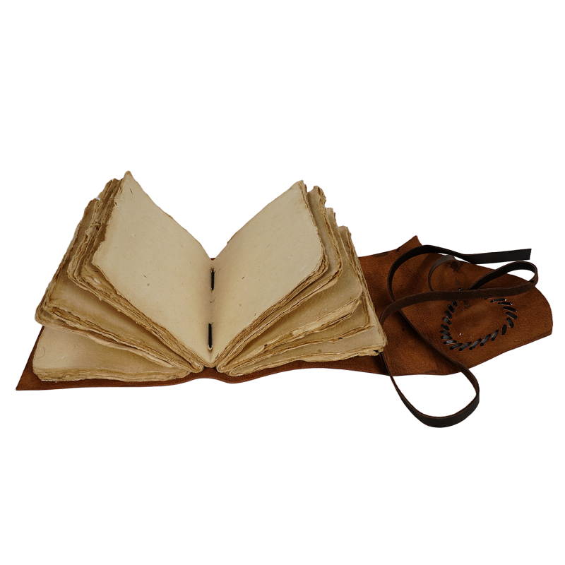 Jurnal Vintage, Copertă Piele Naturală, KR-L056, Krashell