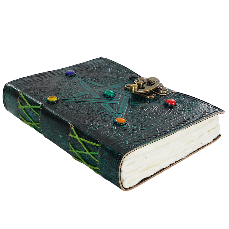 Jurnal Vintage, Copertă Piele Naturală, KDL-404, Krashell