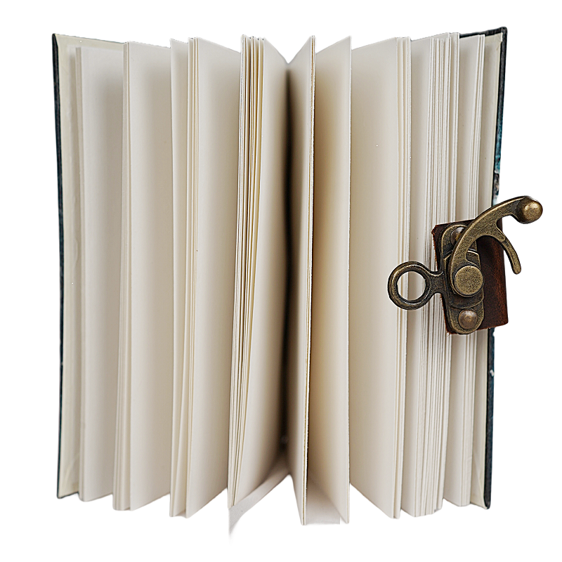 Jurnal Vintage, Copertă Piele Naturală, PP-L052, Krashell