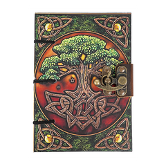 Jurnal Vintage, Copertă Piele Naturală, PP-L052, Krashell