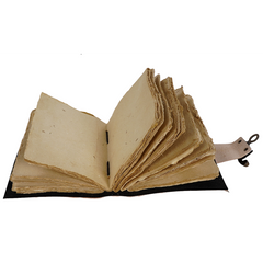 Jurnal Vintage, Copertă Piele Naturală, KDL-411, Krashell