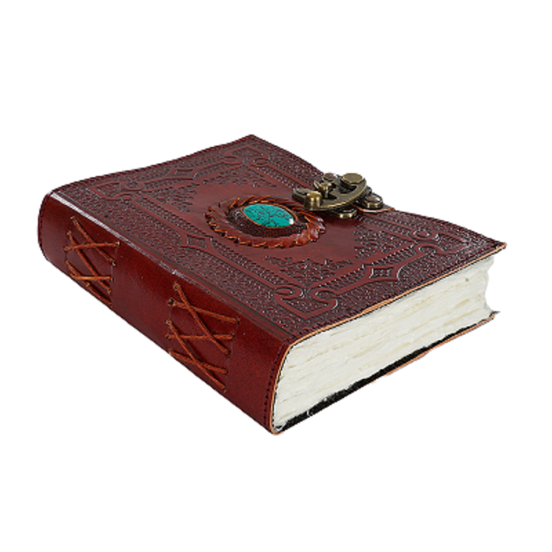 Jurnal Vintage, Copertă Piele Naturală, KDL-019, Krashell