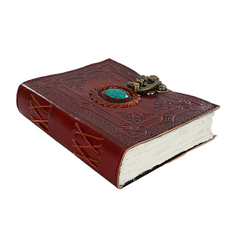 Jurnal Vintage, Copertă Piele Naturală, KDL-019, Krashell