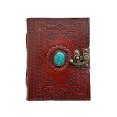 Jurnal Vintage, Copertă Piele Naturală, KDL-019, Krashell