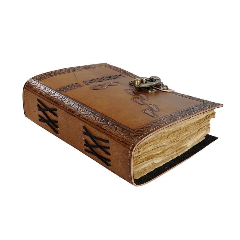 Jurnal Vintage, Copertă Piele Naturală, KDL-179, Krashell