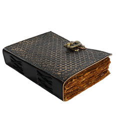 Jurnal Vintage, Copertă Piele Naturală, KDL-403, Krashell