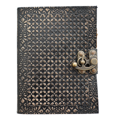 Jurnal Vintage, Copertă Piele Naturală, KDL-403, Krashell