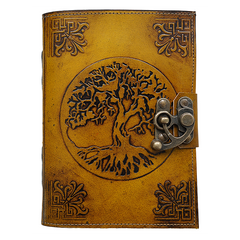 Jurnal Vintage, Copertă Piele Naturală, KDL-412, Krashell