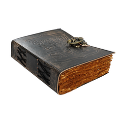 Jurnal Vintage, Copertă Piele Naturală, KDL-602, Krashell