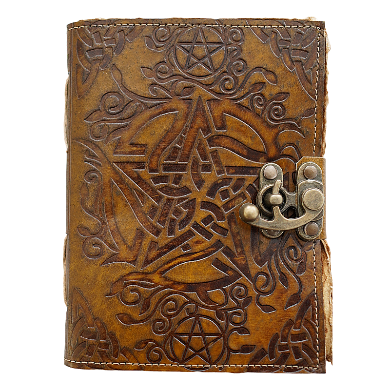 Jurnal Vintage, Copertă Piele Naturală, KDL-603, Krashell