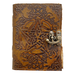 Jurnal Vintage, Copertă Piele Naturală, KDL-603, Krashell