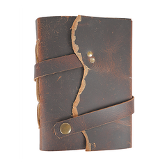 Jurnal Vintage, Copertă Piele Naturală, KR-L010, Krashell
