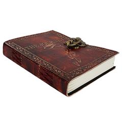 Jurnal Vintage, Copertă Piele Naturală, KR-L013, Krashell