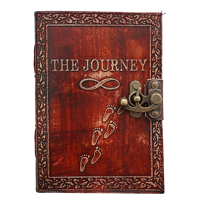 Jurnal Vintage, Copertă Piele Naturală, KR-L013, Krashell