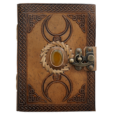 Jurnal Vintage, Copertă Piele Naturală, KR-L014, Krashell