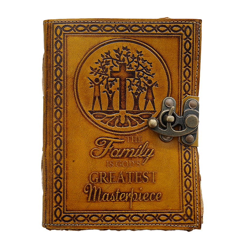 Jurnal Vintage, Copertă Piele Naturală, KDL-408, Krashell