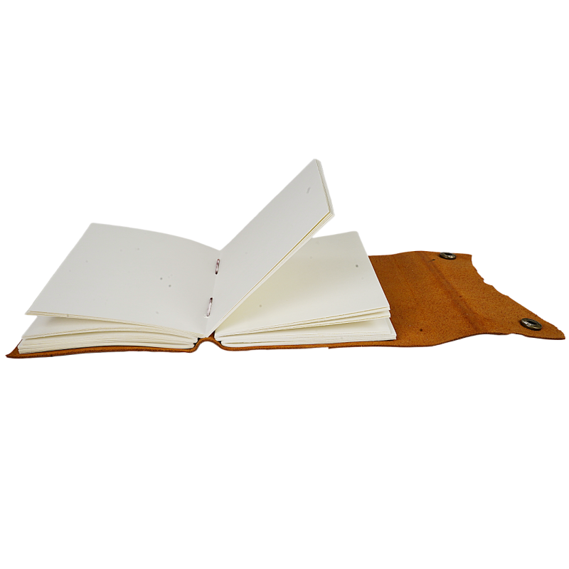 Jurnal Vintage, Copertă Piele Naturală, KR-L003, Krashell