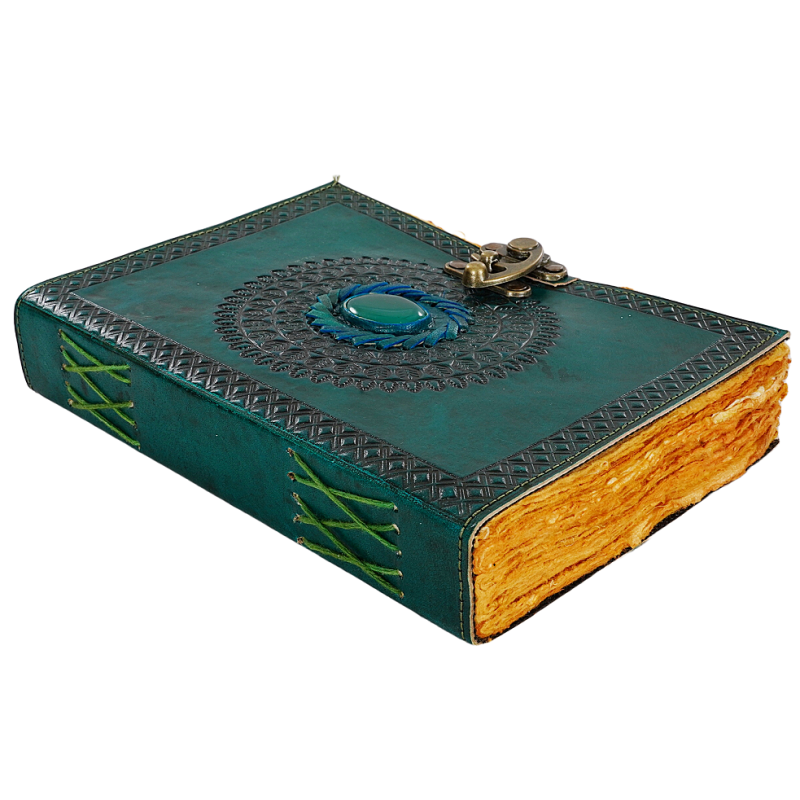 Jurnal Vintage, Copertă Piele Naturală, KDL-183, Krashell