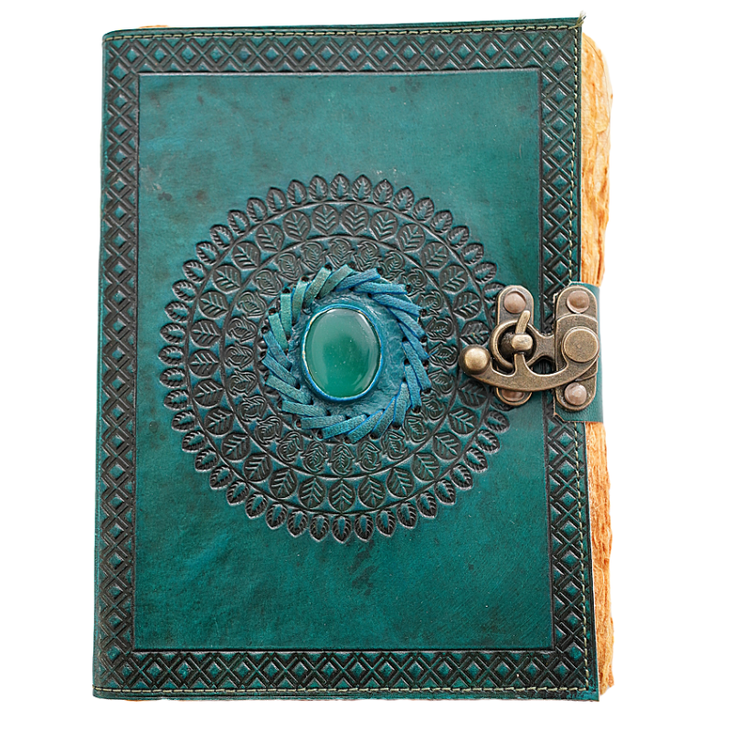 Jurnal Vintage, Copertă Piele Naturală, KDL-183, Krashell