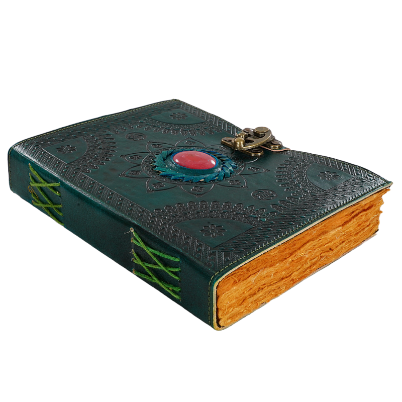 Jurnal Vintage, Copertă Piele Naturală, KDL-606, Krashell