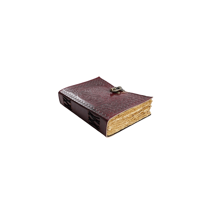 Jurnal Vintage, Copertă Piele Naturală, KDL-021, Krashell
