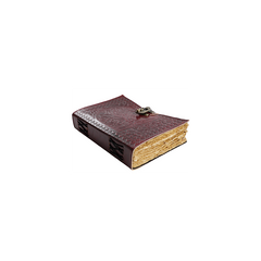 Jurnal Vintage, Copertă Piele Naturală, KDL-021, Krashell