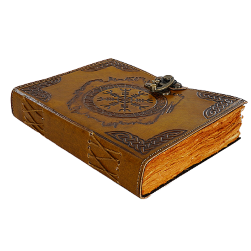 Jurnal Vintage, Copertă Piele Naturală, KDL-023, Krashell