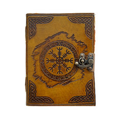 Jurnal Vintage, Copertă Piele Naturală, KDL-023, Krashell