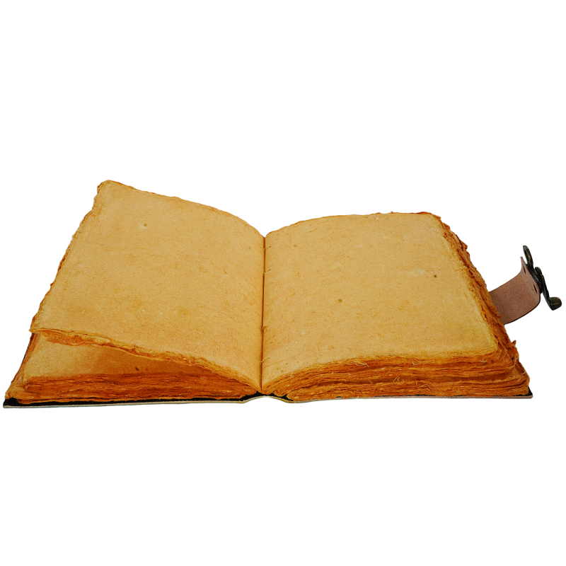 Jurnal Vintage, Copertă Piele Naturală, KDL-413, Krashell
