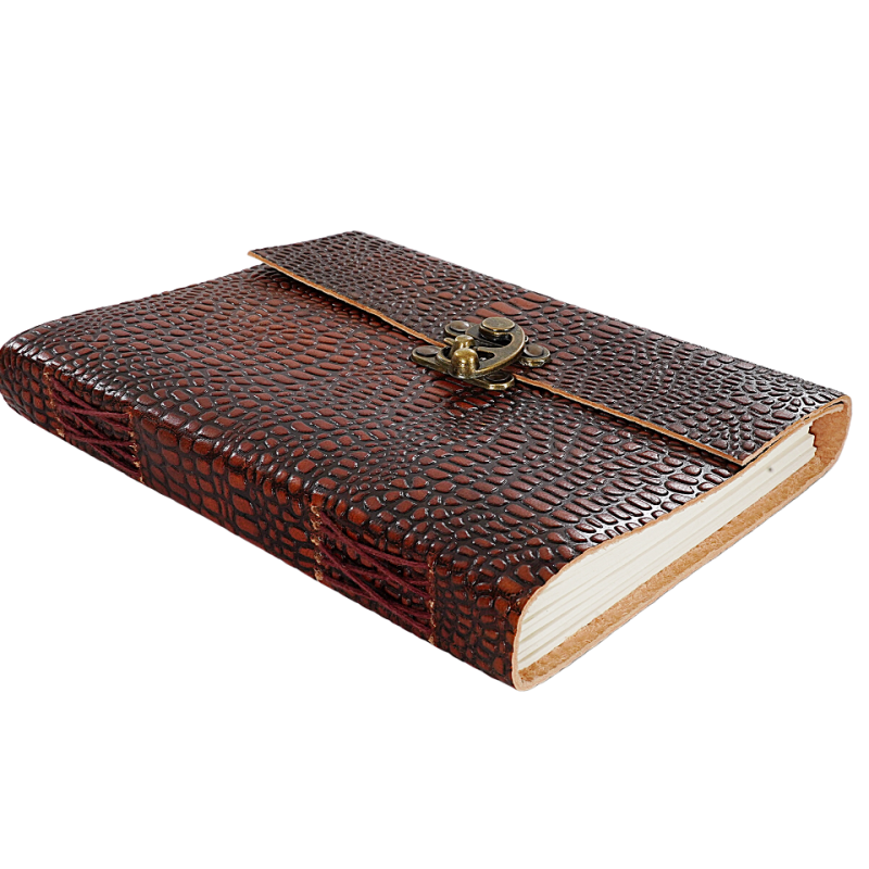 Jurnal Vintage, Copertă Piele Naturală, KR-L001, Krashell