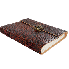 Jurnal Vintage, Copertă Piele Naturală, KR-L001, Krashell