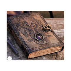 Jurnal Vintage, Copertă Piele Naturală, KDL-503, Krashell