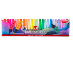 Textmarker, 24 culori / set, Daco