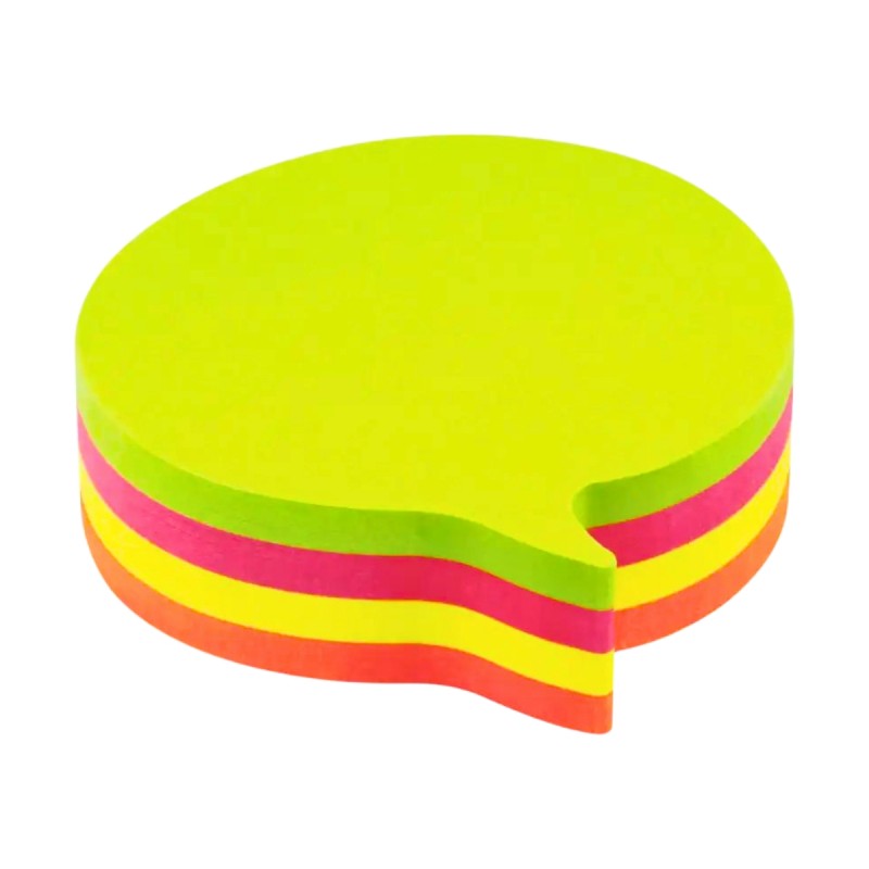 Notes Adeziv, 100 Coli, Forma Balon, Office Cover