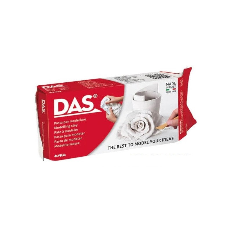 Pastă de Modelat, 250 g, Albă, DAS