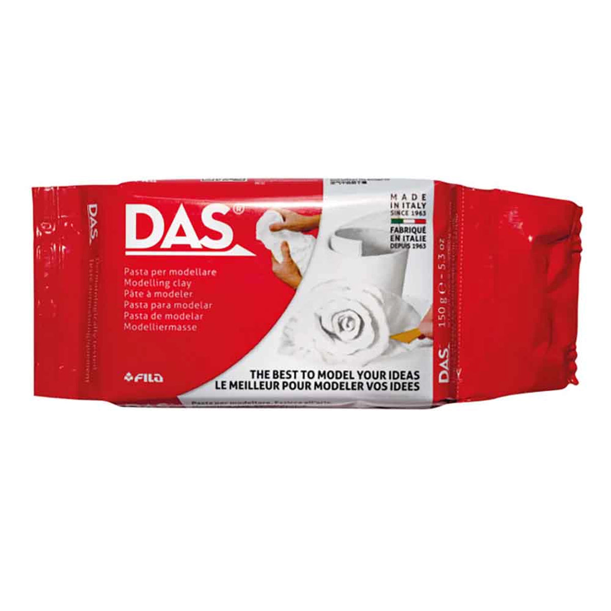 Pastă de Modelat, 150 g, Albă, DAS