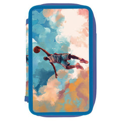 Penar Neechipat, 3 Fermoare, Motiv Basket, Herlitz