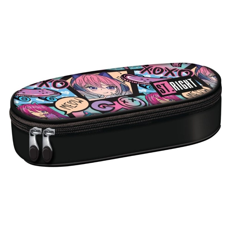 Penar Borsetă, cu Clapetă Interioară, Manga Girl, St.Right