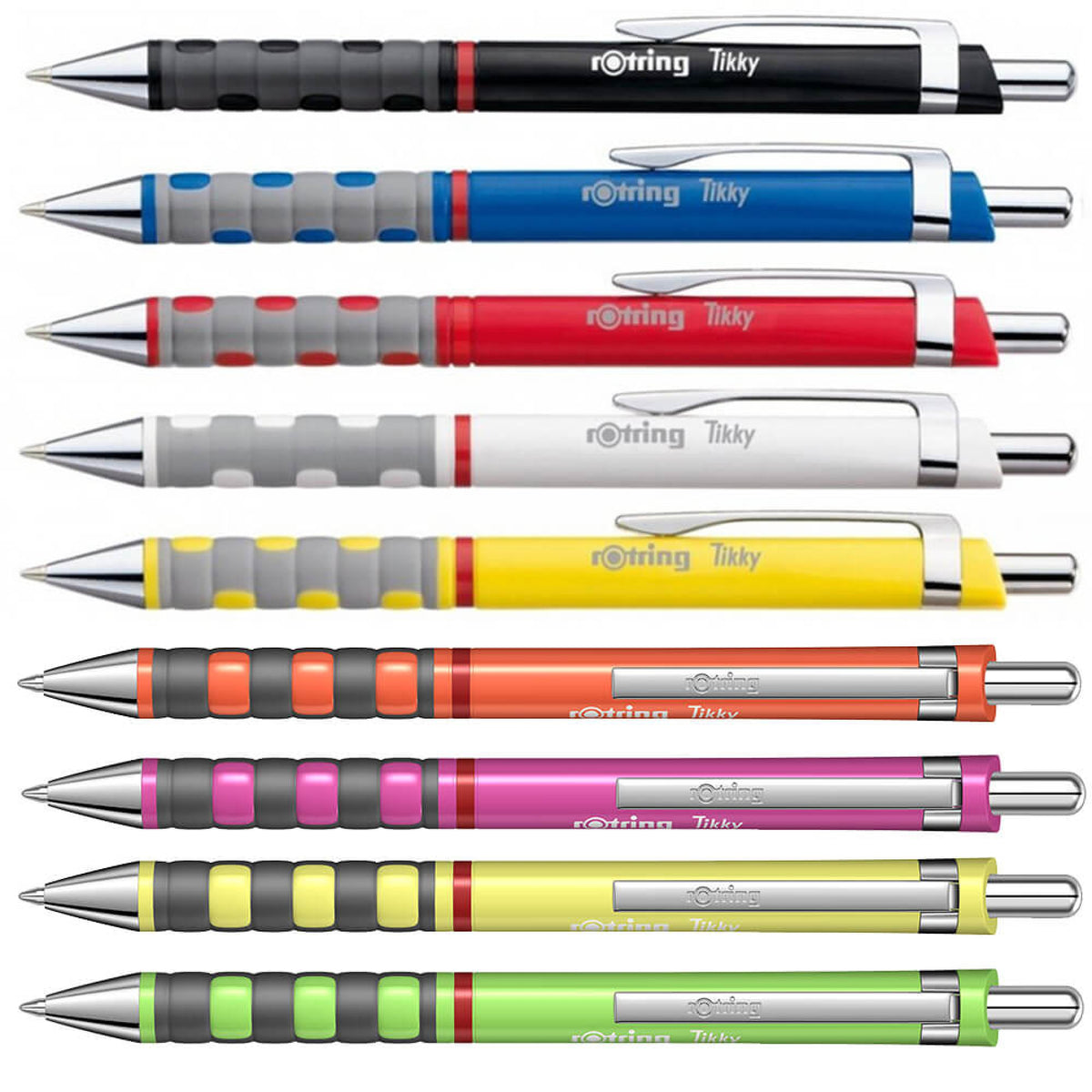 Pix cu Mecanism, Tikky, Culori Asortate, Rotring